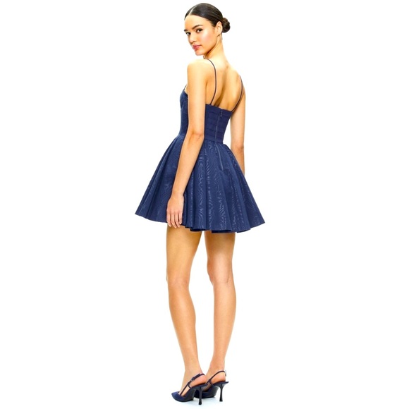 alice + olivia Adara bustier minidress in Royal Blue Sz 8 ✨NWT✨ - Picture 4 of 16
